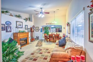 Vaulted Ceilings, ceiling fan, family room