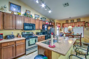 Kitchen, granite, lots of cabinetry